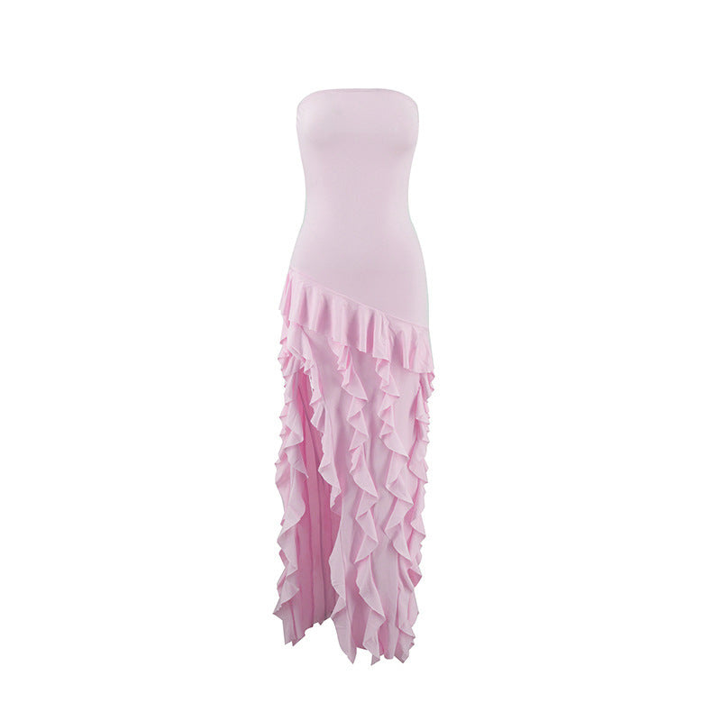 The Capri Ruffled Evening Dress