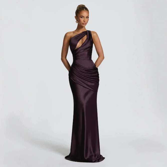 The Luna Satin Dress