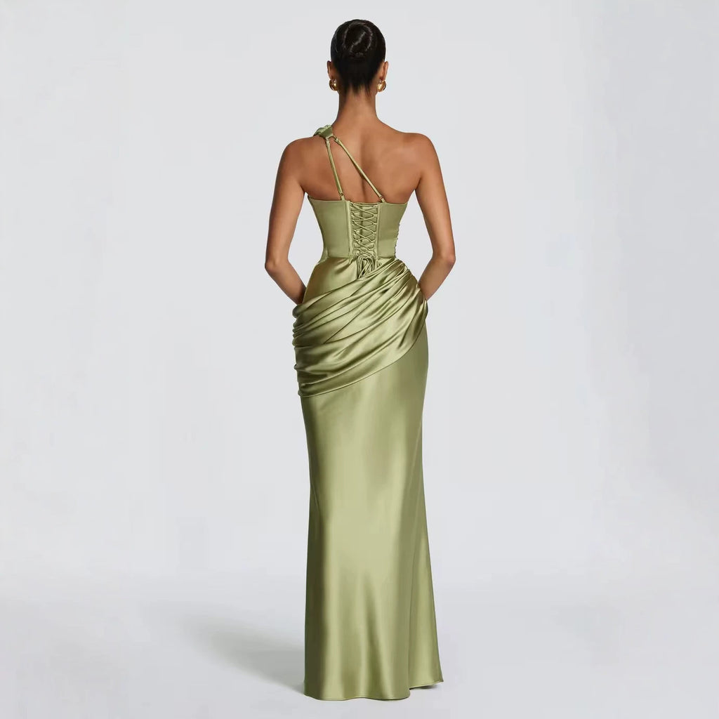 The Luna Satin Dress