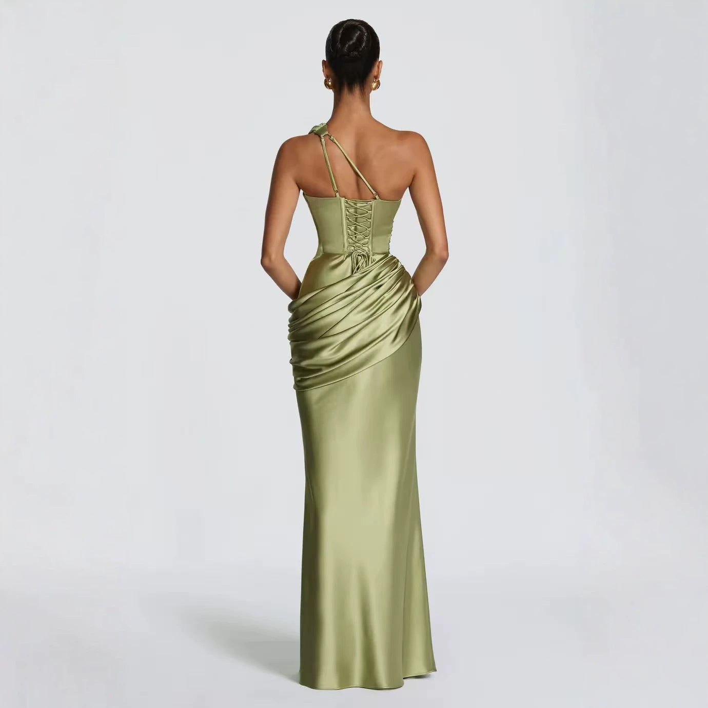 The Luna Satin Dress