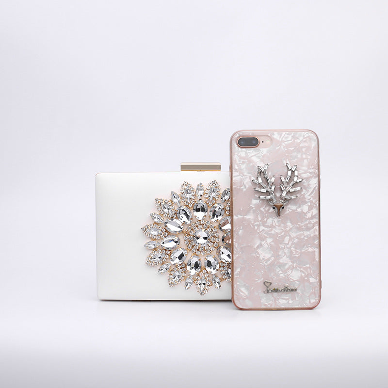Diamond Detail Evening Clutch