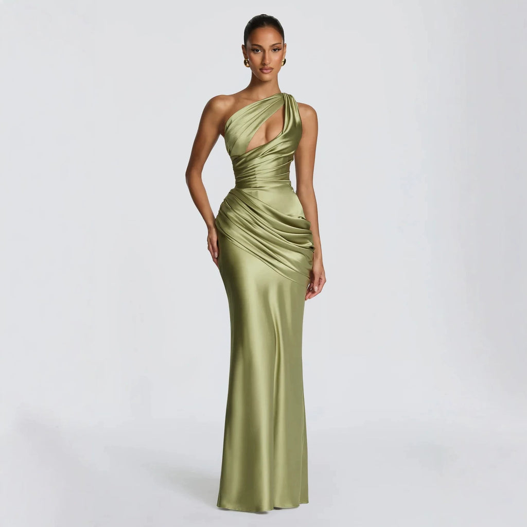 The Luna Satin Dress