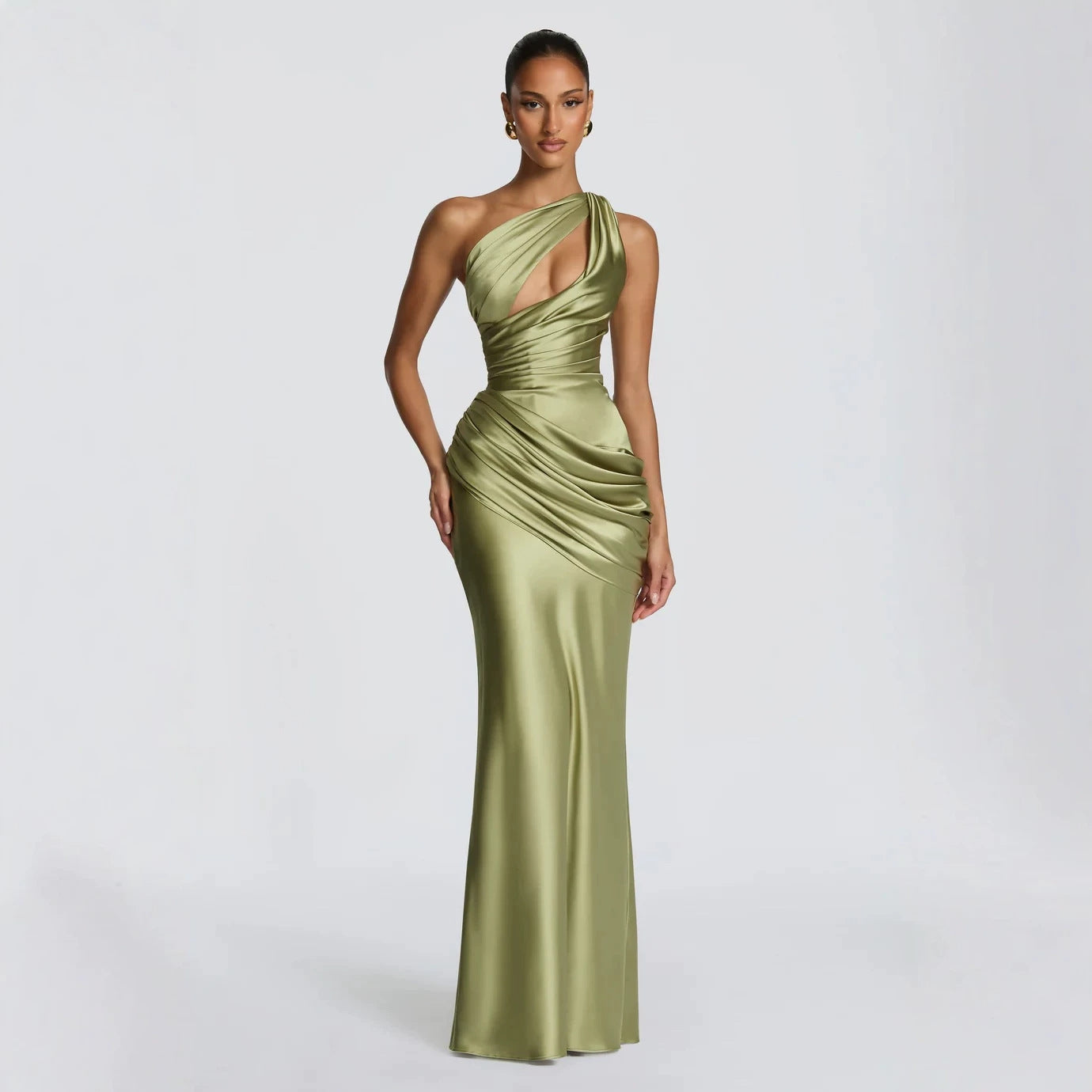 The Luna Satin Dress