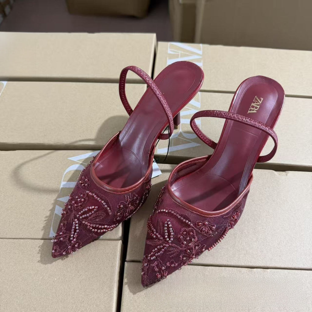 Embroidered Heel