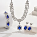  Royal blue three piece set